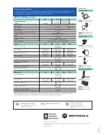 Motorola GM3189 Specification предпросмотр