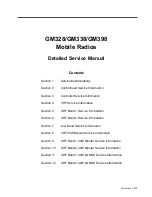 Предварительный просмотр 5 страницы Motorola GM338 Service Manual