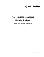 Предварительный просмотр 7 страницы Motorola GM338 Service Manual