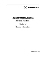 Предварительный просмотр 89 страницы Motorola GM338 Service Manual