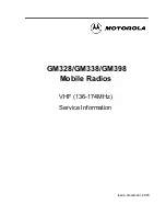 Предварительный просмотр 141 страницы Motorola GM338 Service Manual