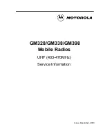 Предварительный просмотр 187 страницы Motorola GM338 Service Manual