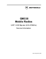 Предварительный просмотр 411 страницы Motorola GM338 Service Manual