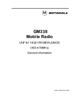 Предварительный просмотр 483 страницы Motorola GM338 Service Manual