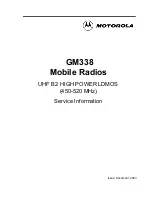 Предварительный просмотр 519 страницы Motorola GM338 Service Manual