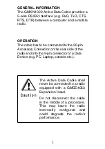 Preview for 2 page of Motorola GMKN1022 Quick Start Manual