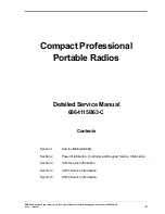 Предварительный просмотр 3 страницы Motorola GP-688 Detailed Service Manual