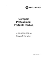 Предварительный просмотр 335 страницы Motorola GP-688 Detailed Service Manual