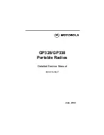 Preview for 1 page of Motorola GP328 Detailed Service Manual