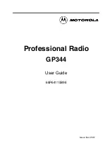Motorola GP344 Series User Manual предпросмотр