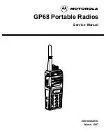 Motorola GP68 Service Manual предпросмотр