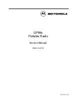 Preview for 1 page of Motorola GP88s Service Manual