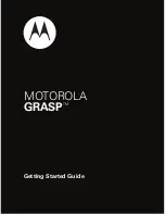 Motorola GRASP Getting Started Manual предпросмотр