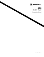 Предварительный просмотр 1 страницы Motorola GTX Installation Manual