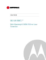 Motorola GX2 EA1000C Series User Manual preview