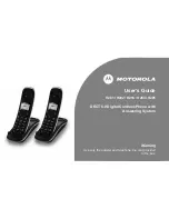 Motorola H201 User Manual preview