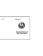 Предварительный просмотр 2 страницы Motorola H220 Features And Functions Manual