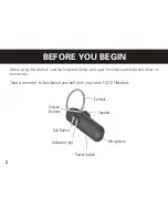 Preview for 3 page of Motorola H270 - Headset - Over-the-ear Quick Start Manual