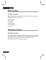Preview for 5 page of Motorola H375 - Headset - Over-the-ear Manual