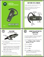 Motorola H550 User Manual preview