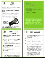 Preview for 2 page of Motorola H555 Quick Start Manual