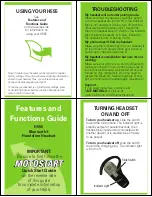 Preview for 3 page of Motorola H555 Quick Start Manual