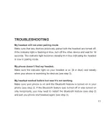 Предварительный просмотр 27 страницы Motorola H670 - Headset - Over-the-ear User Manual