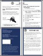 Preview for 2 page of Motorola H715 - Headset - Over-the-ear Quick Start Manual