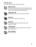 Preview for 23 page of Motorola H730 Quick Start Manual