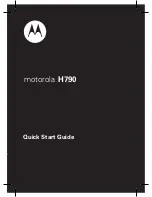 Preview for 2 page of Motorola H790 - Headset - Monaural Quick Start Manual