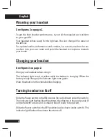 Preview for 7 page of Motorola H790 - Headset - Monaural Quick Start Manual