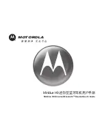 Motorola H9 User Manual preview