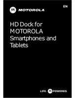 Motorola HD Dock Quick Start Manual preview