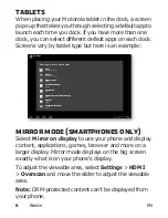 Preview for 8 page of Motorola HD Dock Quick Start Manual