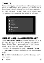 Предварительный просмотр 8 страницы Motorola HD Station Manual