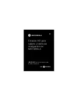 Предварительный просмотр 23 страницы Motorola HD Station Manual