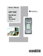 Motorola HDT 600 Owner'S Manual preview