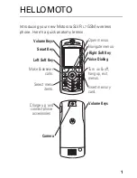 Предварительный просмотр 3 страницы Motorola HELLOMOTO SLVR L7 User Manual