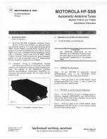 Motorola HF-SSB T1961A Installation Procedures Manual preview