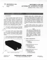 Preview for 9 page of Motorola HF-SSB T1961A Installation Procedures Manual