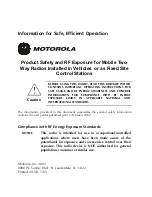 Preview for 10 page of Motorola HF-SSB Owner'S Manual