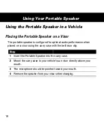 Preview for 12 page of Motorola HF800 - Bluetooth hands-free Speakerphone User Manual