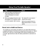 Preview for 16 page of Motorola HF800 - Bluetooth hands-free Speakerphone User Manual