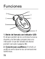 Предварительный просмотр 74 страницы Motorola HF820 - Blnc Bluetooth Car Manual