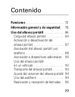 Предварительный просмотр 79 страницы Motorola HF820 - Blnc Bluetooth Car Manual