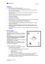 Preview for 9 page of Motorola HH1620 User Manual