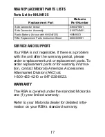 Предварительный просмотр 19 страницы Motorola HHLN4125 User Manual