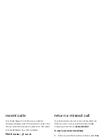 Предварительный просмотр 36 страницы Motorola hint User Manual