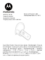 Предварительный просмотр 1 страницы Motorola HK105 Quick Start Manual