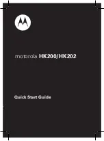 Preview for 2 page of Motorola HK200 Quick Start Manual